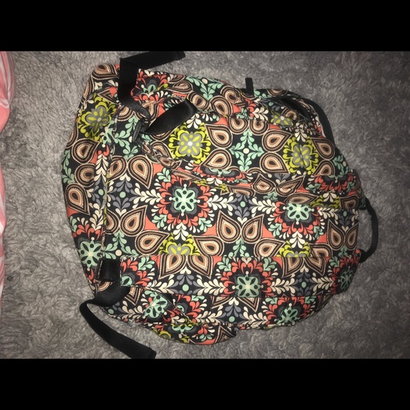 Multi Colored Vera Bradley Backpack - Picture 4 of 4